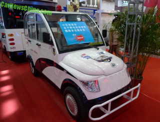 Illustration for article titled These Absurd Chinese Cop Cars Look Like Homer Simpson's Designs